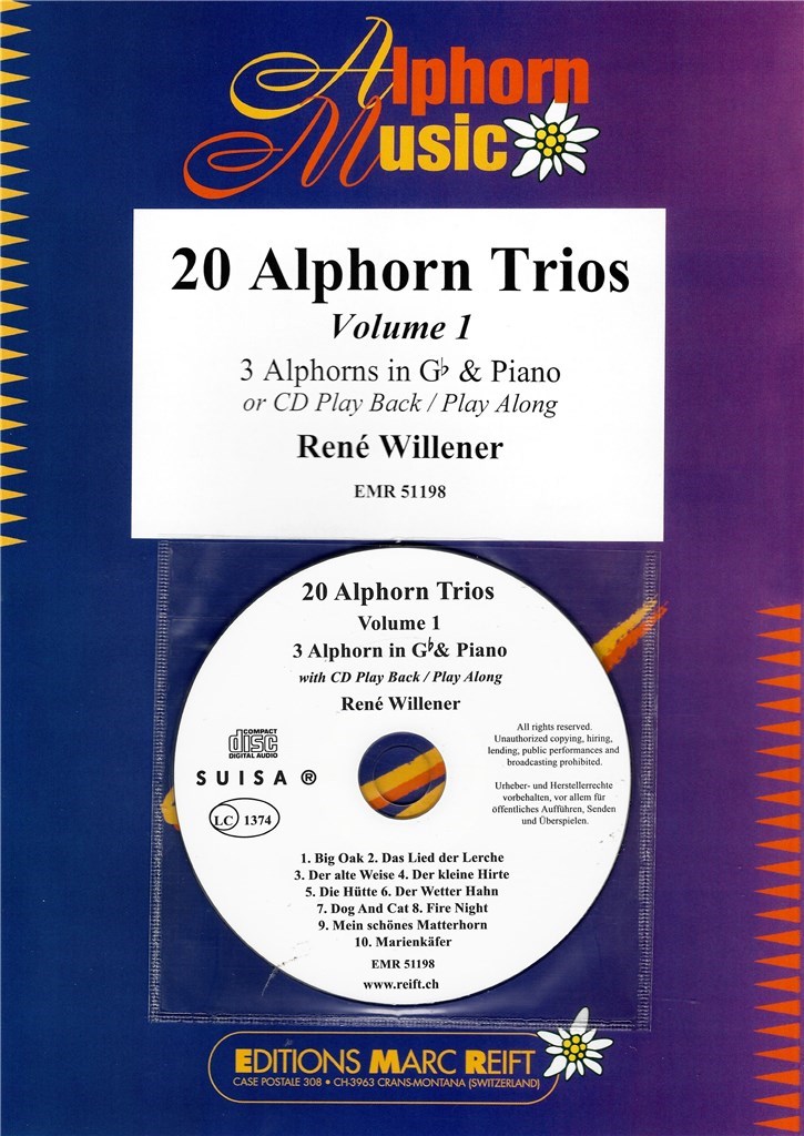 20 Alphorn Trios Volume 1