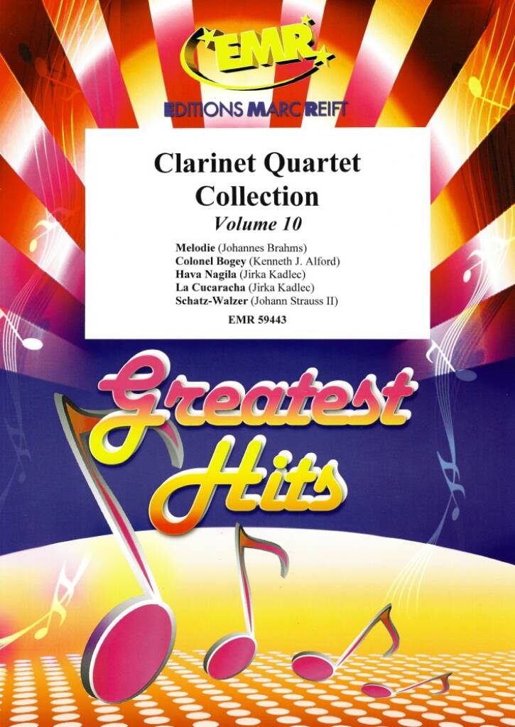 Clarinet Quartet Collection Volume 10