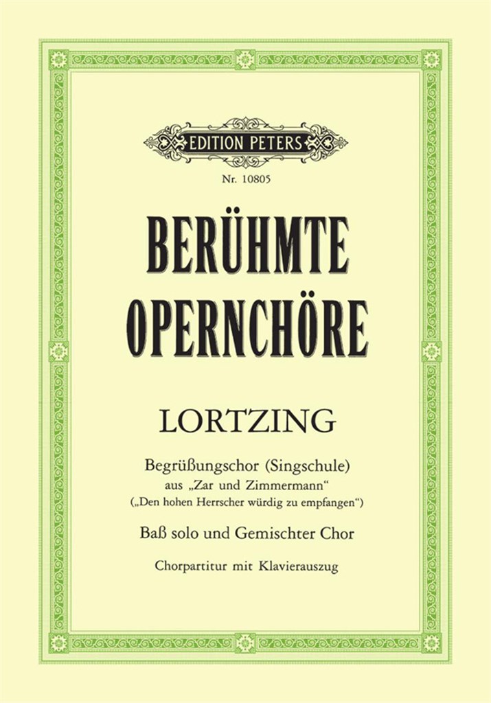 Cantata Chorus from Zar und Zimmermann