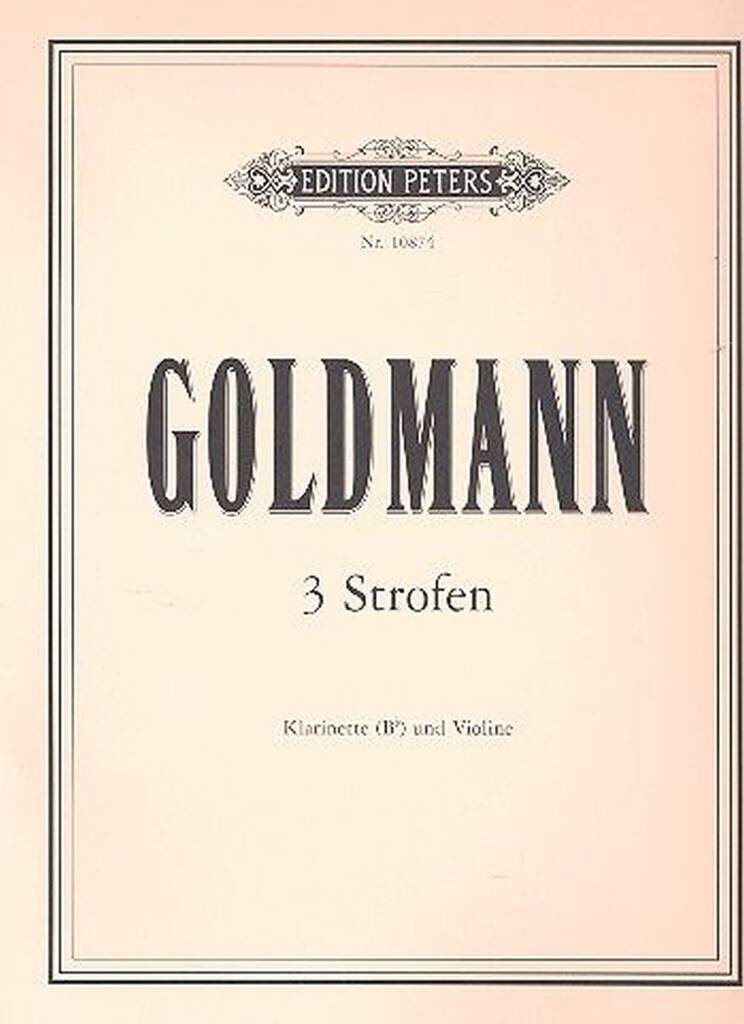 3 Strofen for Clarinet & Piano