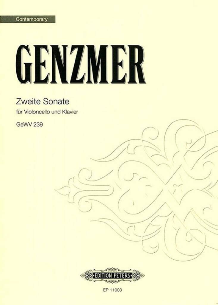 Second Sonata for cello and piano