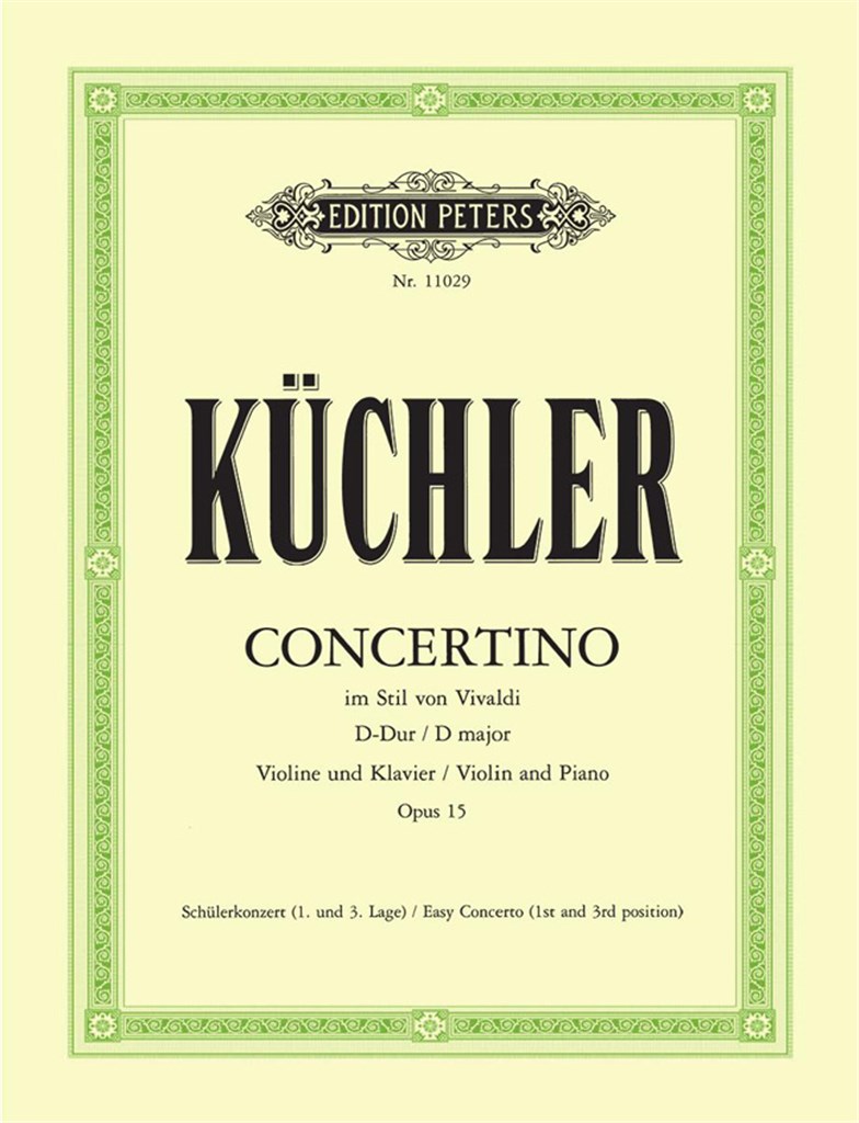Concertino D-Dur Op.15