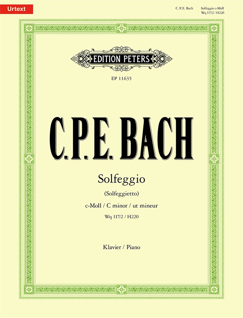 Solfeggio (Solfeggietto) Wq 117/2 / H220