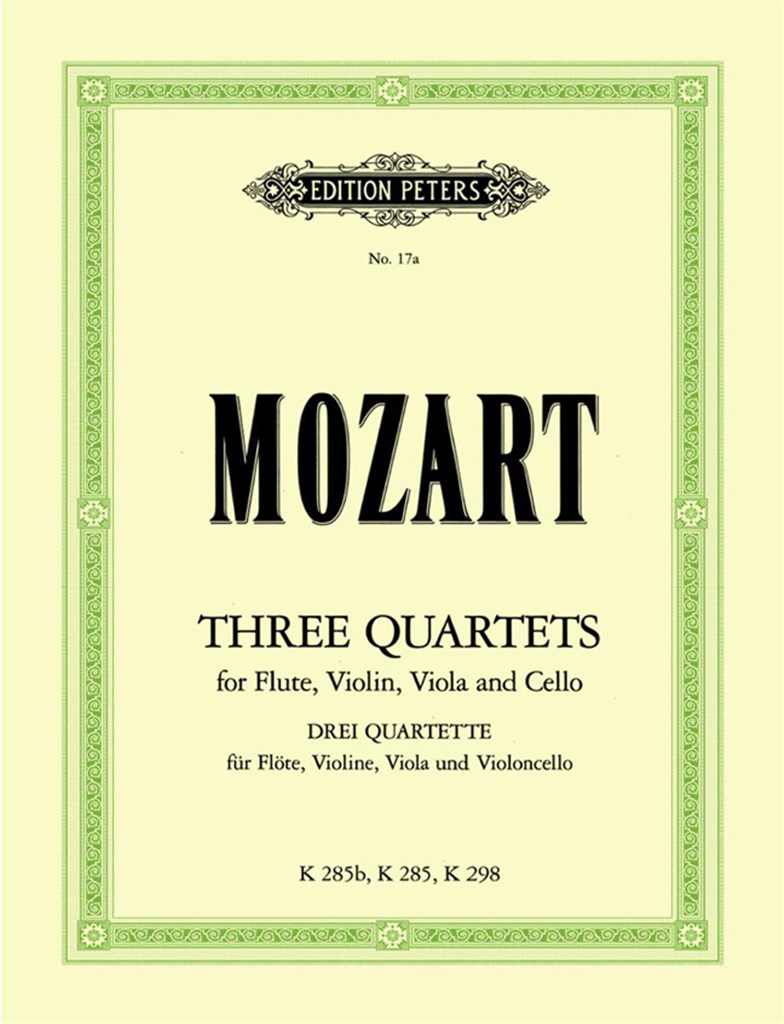 3 Quartets K285, K298, K285b