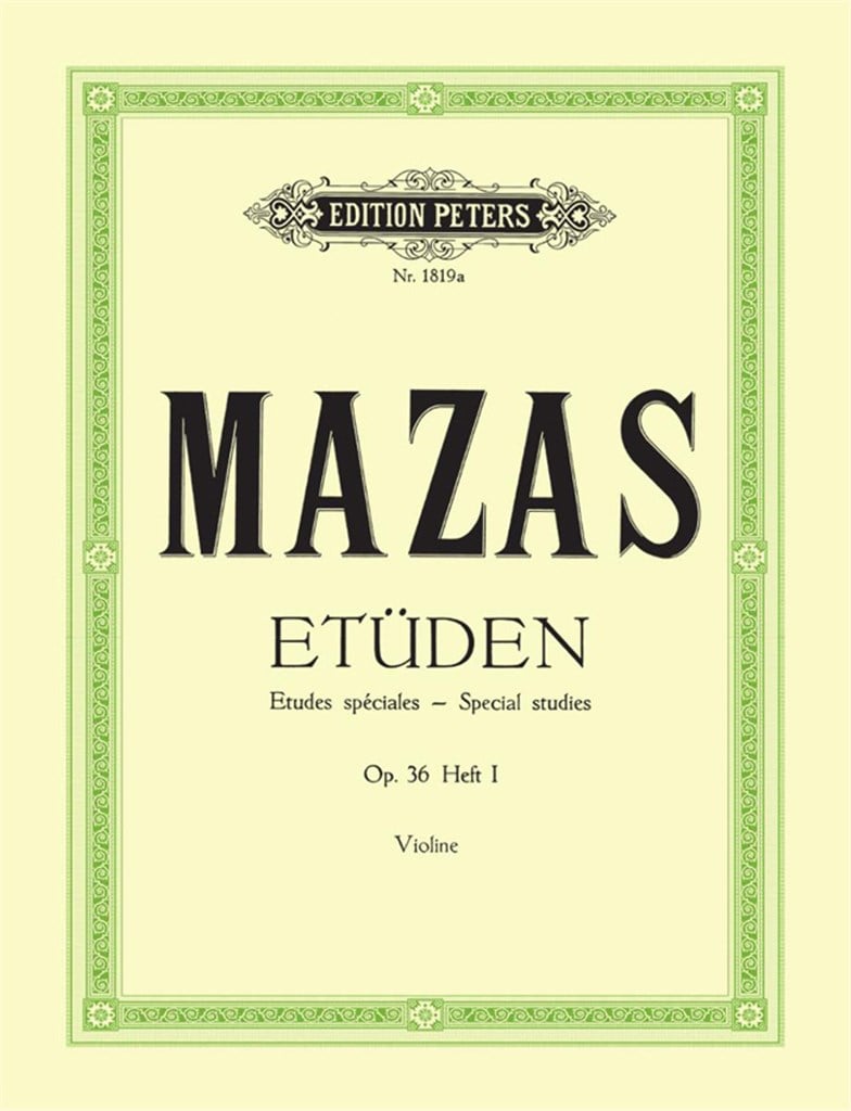 Etudes Speciales 1 Op.36