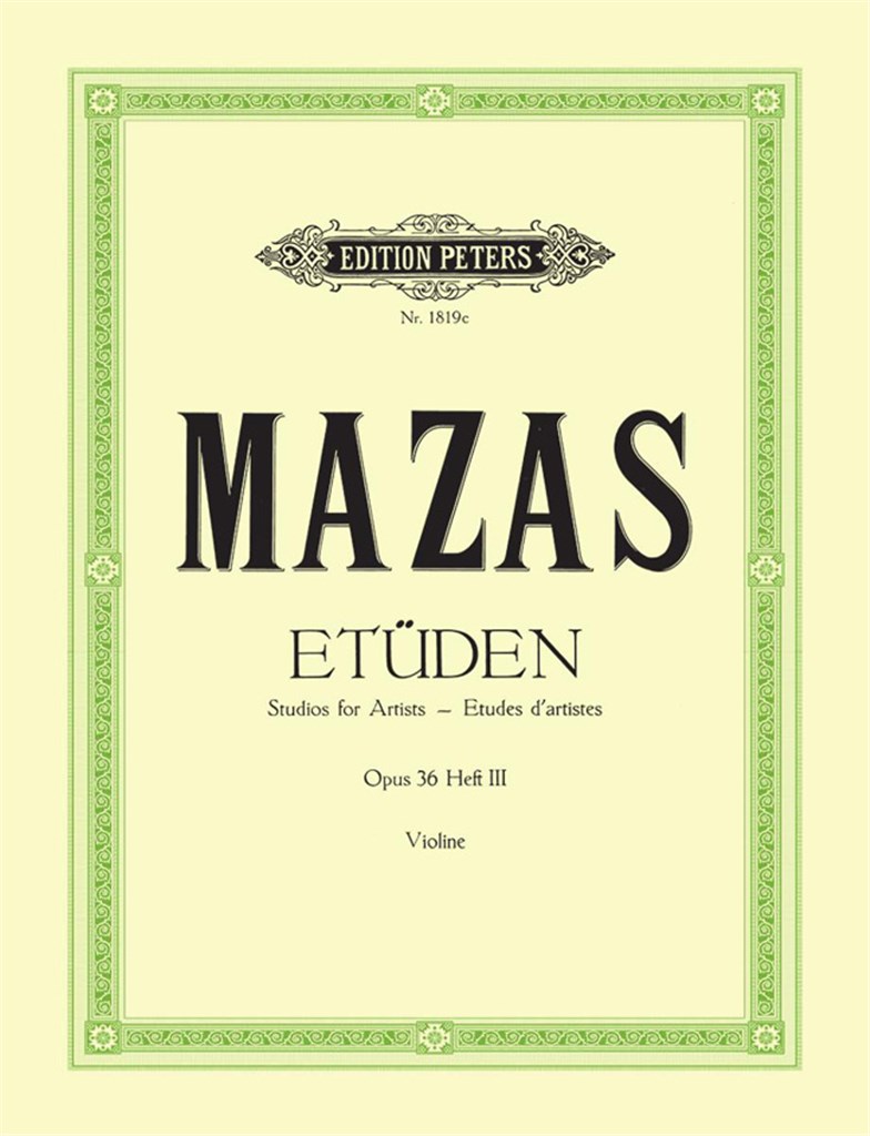 Etudes Artistes 3 Op.36