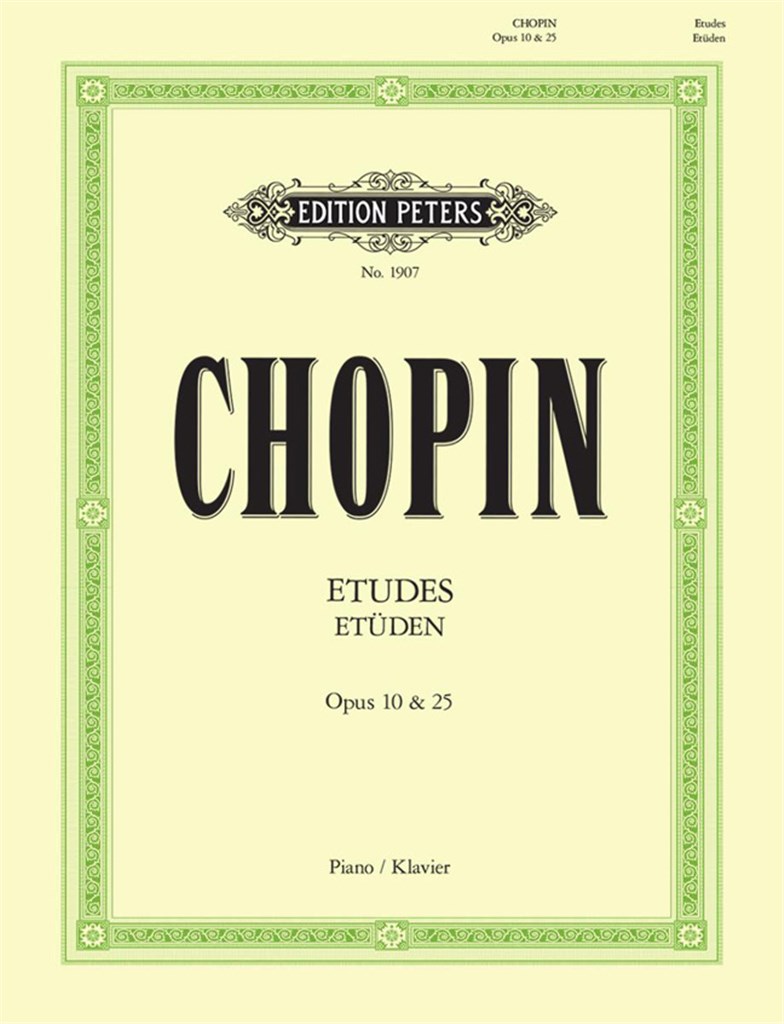 Etudes Opus 10 25 & 3 Ohne Opuszahl
