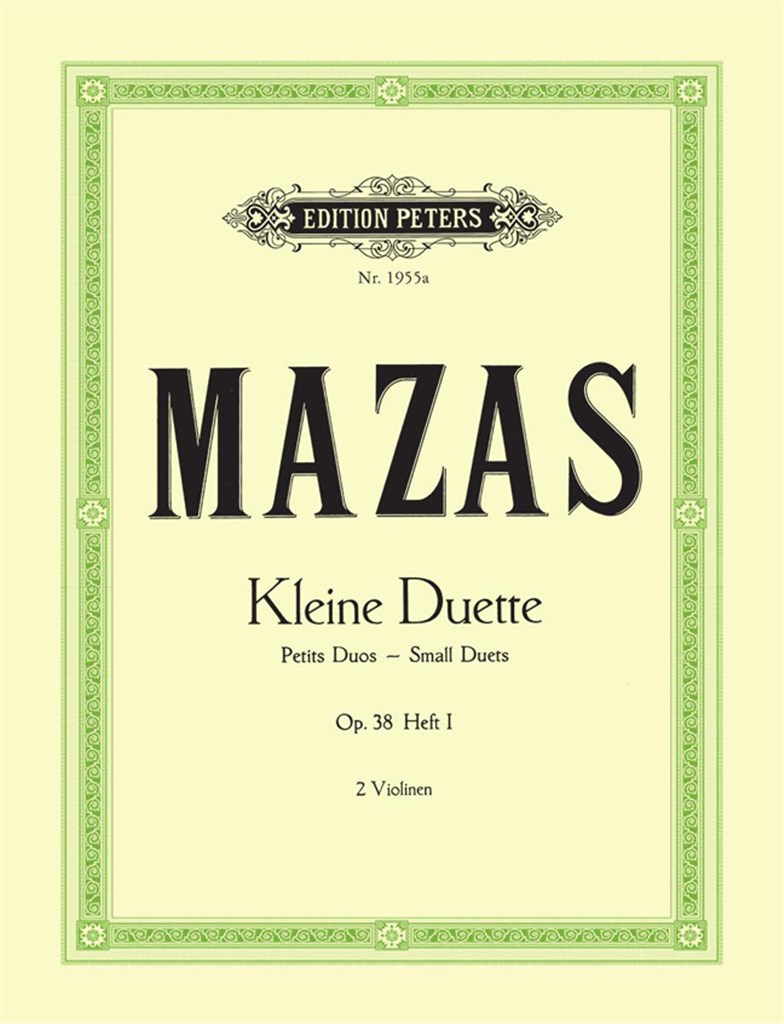 Kleine Duette 1 Op.38