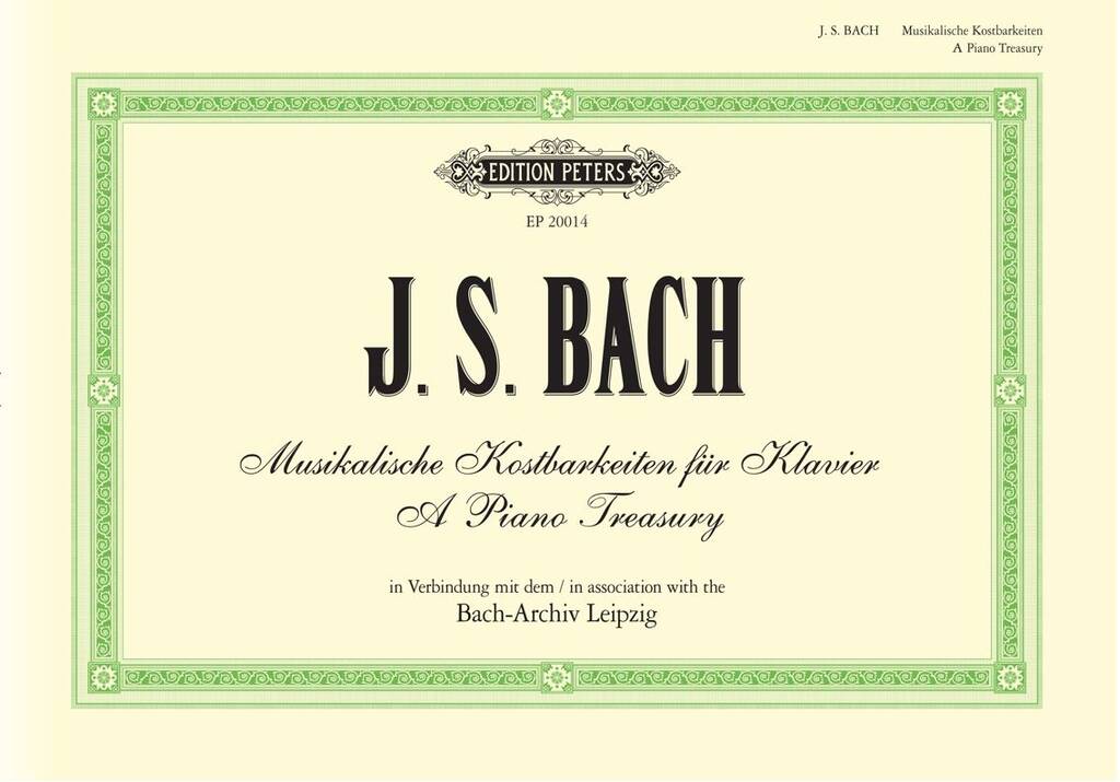 J.S. Bach: Musikalische Kostbarkeiten für Klavier