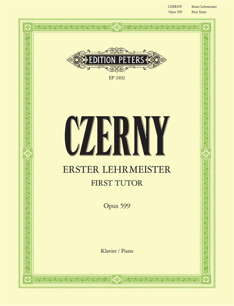 Erster Lehrmeister Op.599