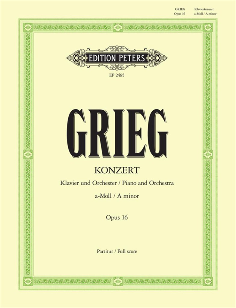 Piano Concerto in A minor Op. 16