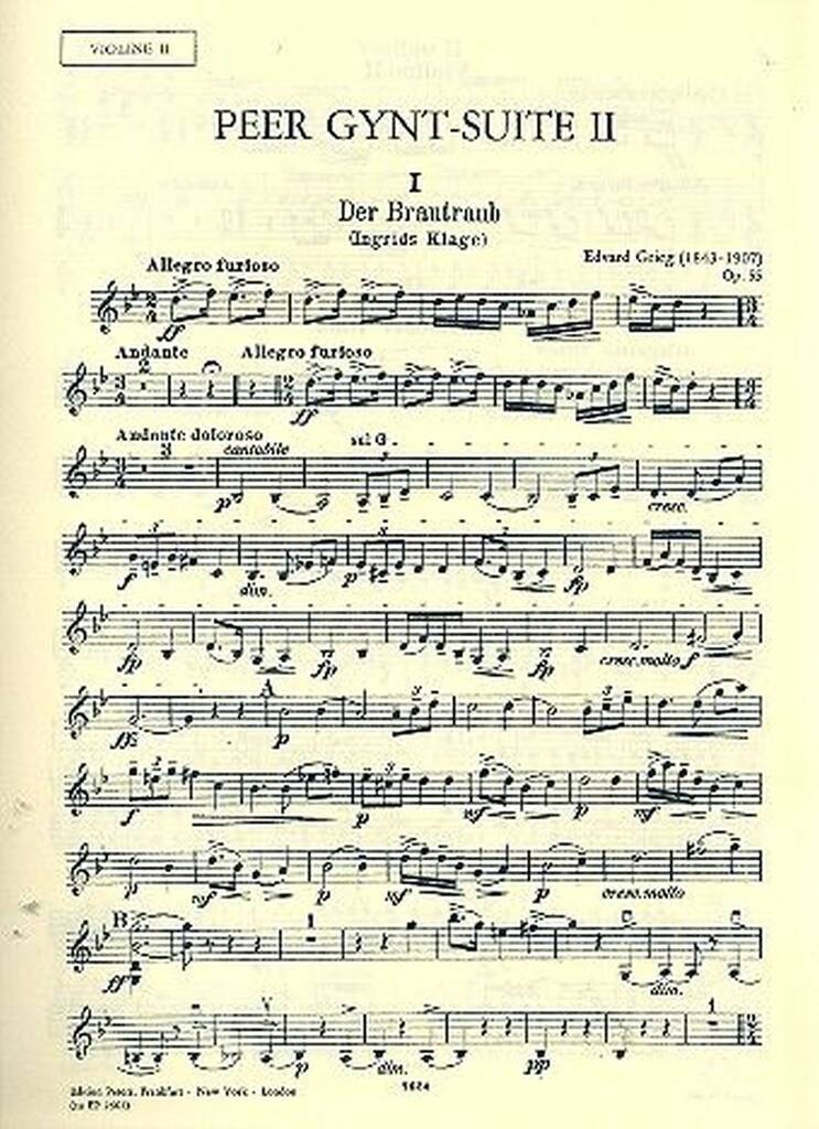 Peer Gynt Suite No. 2 Op. 55