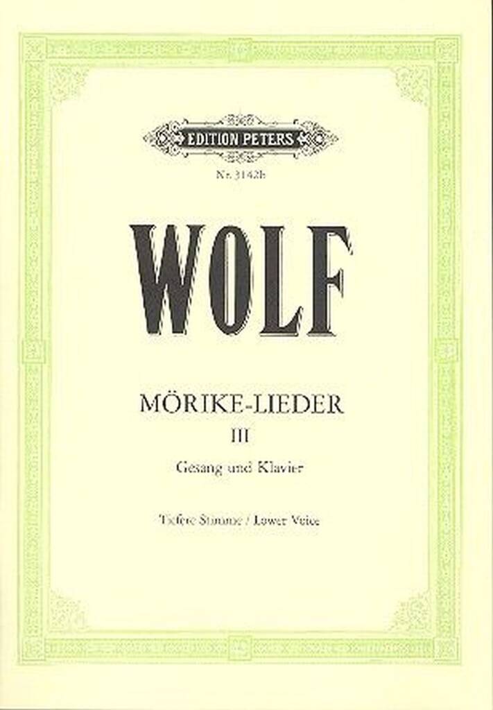 Morike-Lieder Book 3