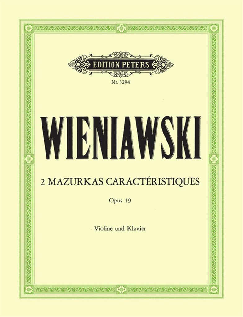 2 Mazurkas caractéristiques op. 19