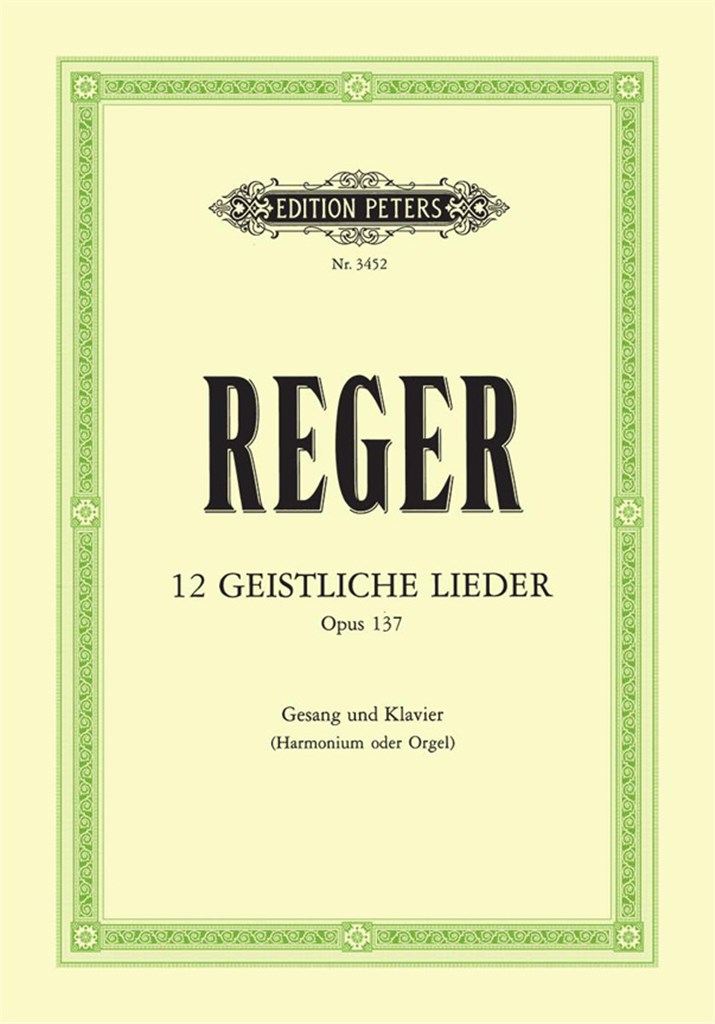 12 Geistliche Lieder Op. 137