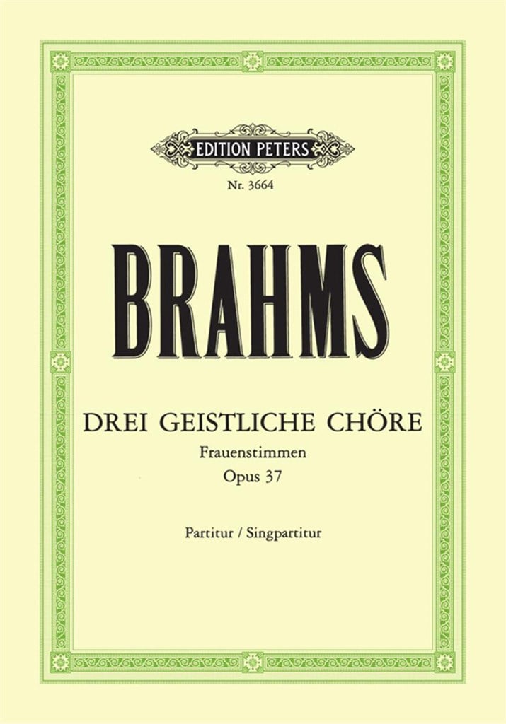 Geistliche Lieder(3) Op.37