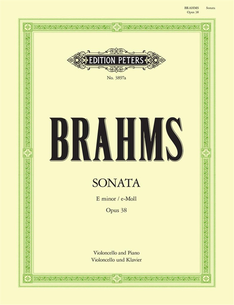 Sonate 1 E Op.38