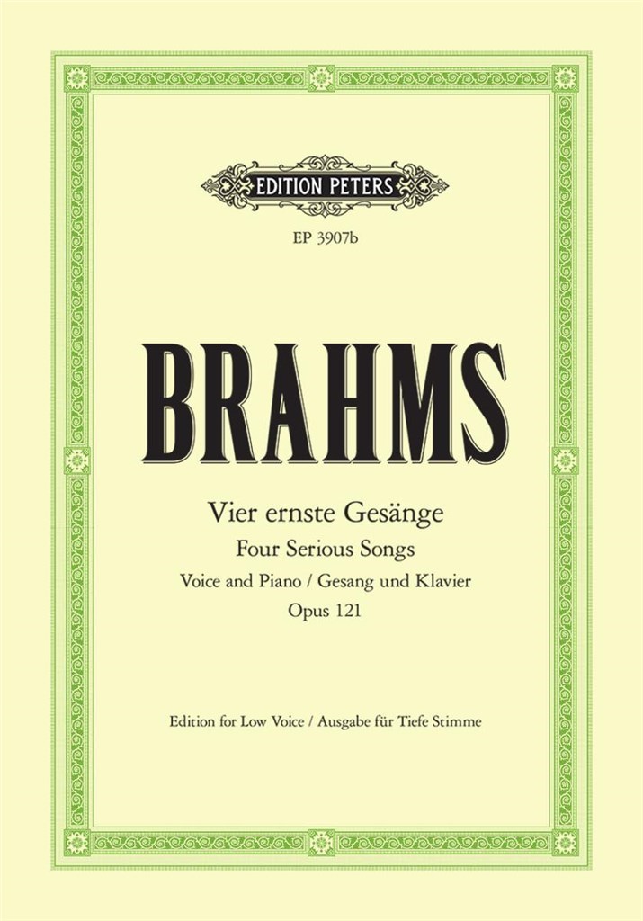 Ernste Gesange(4) Laag