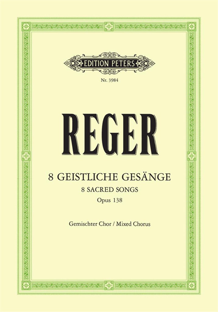 Geistliche Gesange(8) Op.138 Gk