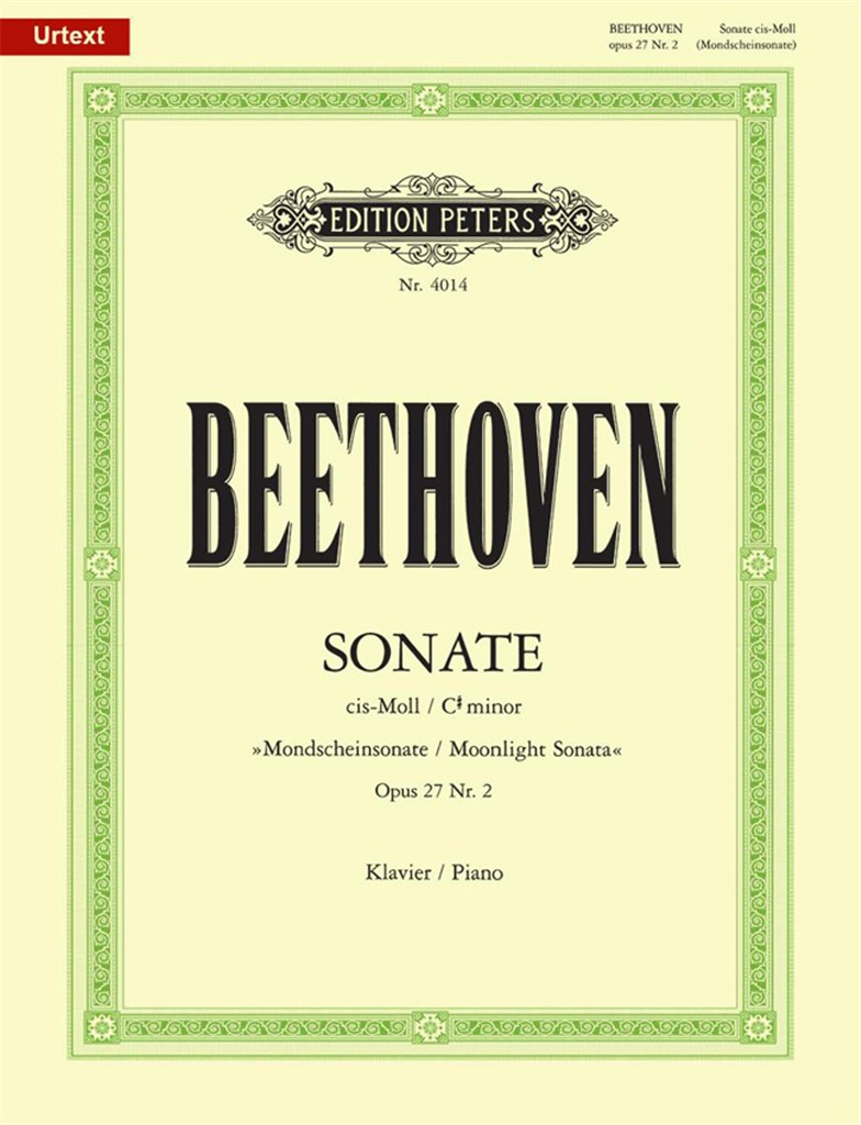 Sonate 14 Cis Op.27/2 (Mondschein)