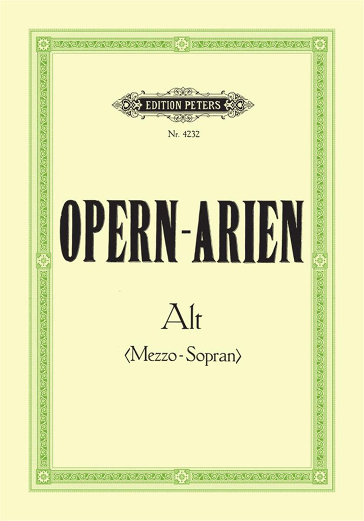Opern Arien Alt (Mezzo)