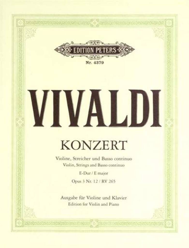 Concert 12 E Op.3 Rv265