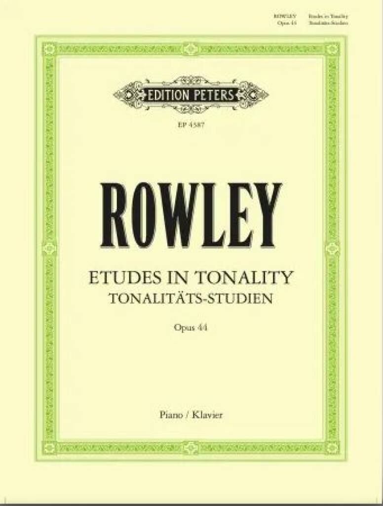Studies in Tonality Op.44