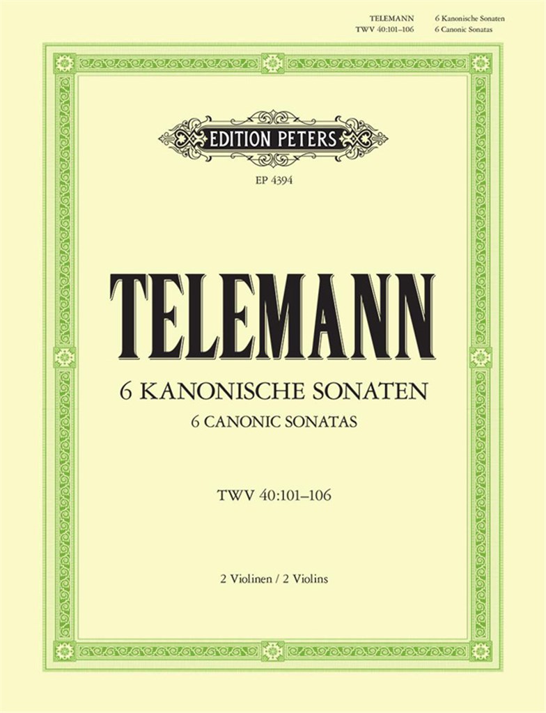 6 Sonatas in canon form