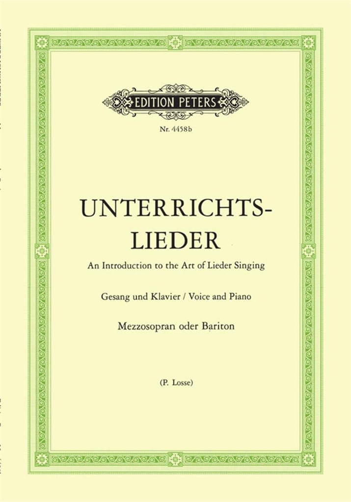 Unterrichtslieder - Ausgabe für mittlere Stimme