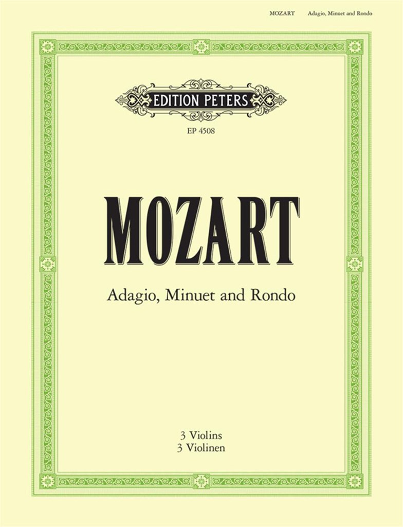 Adagio, Minuet and Rondo K356