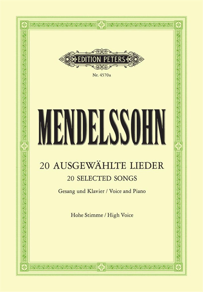 Ausgewahlte Lieder Hoog