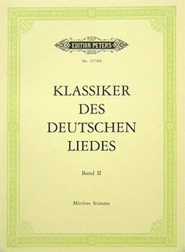 Klassiker Deutschen Liedes 2