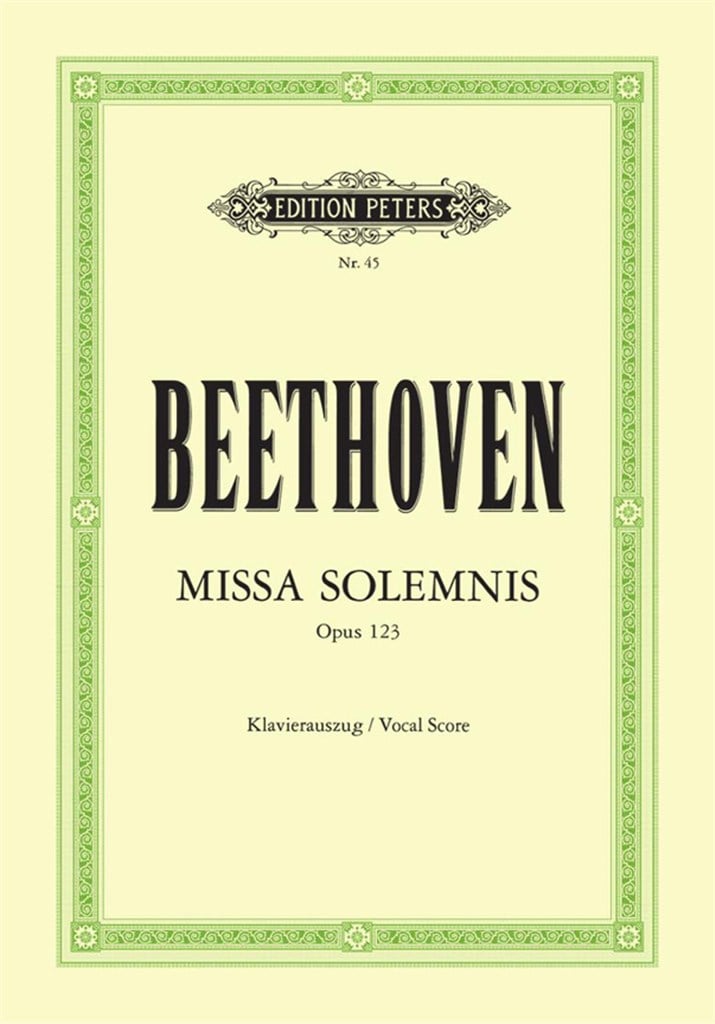 Mass in D Missa Solemnis Op.123