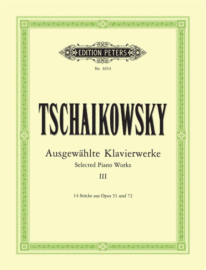 Klavierwerke 3 Op.51 & 72