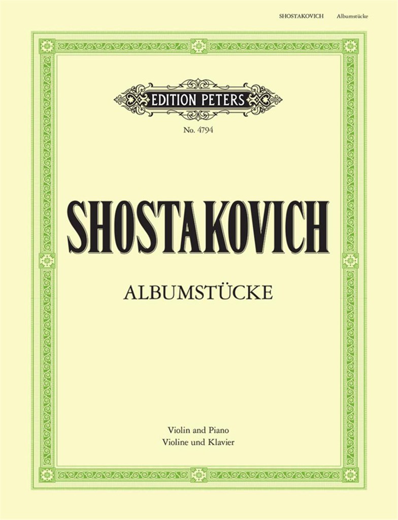 Albumstucke For Violin And Piano