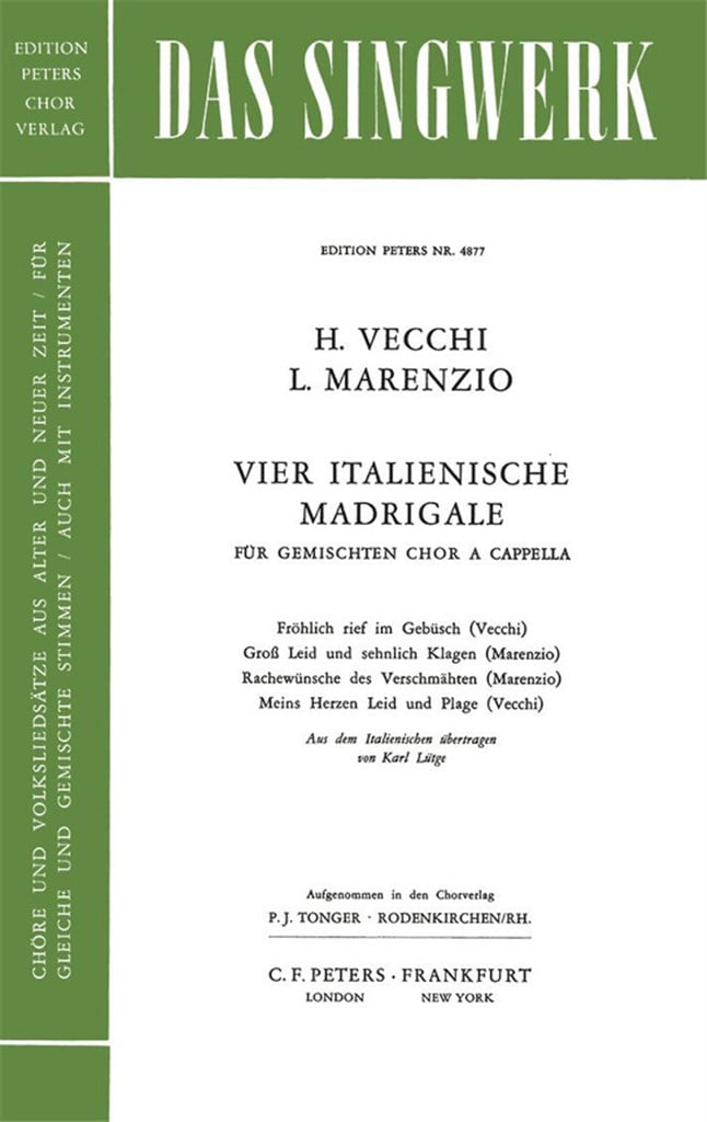 2 Madrigals for 4 Voices