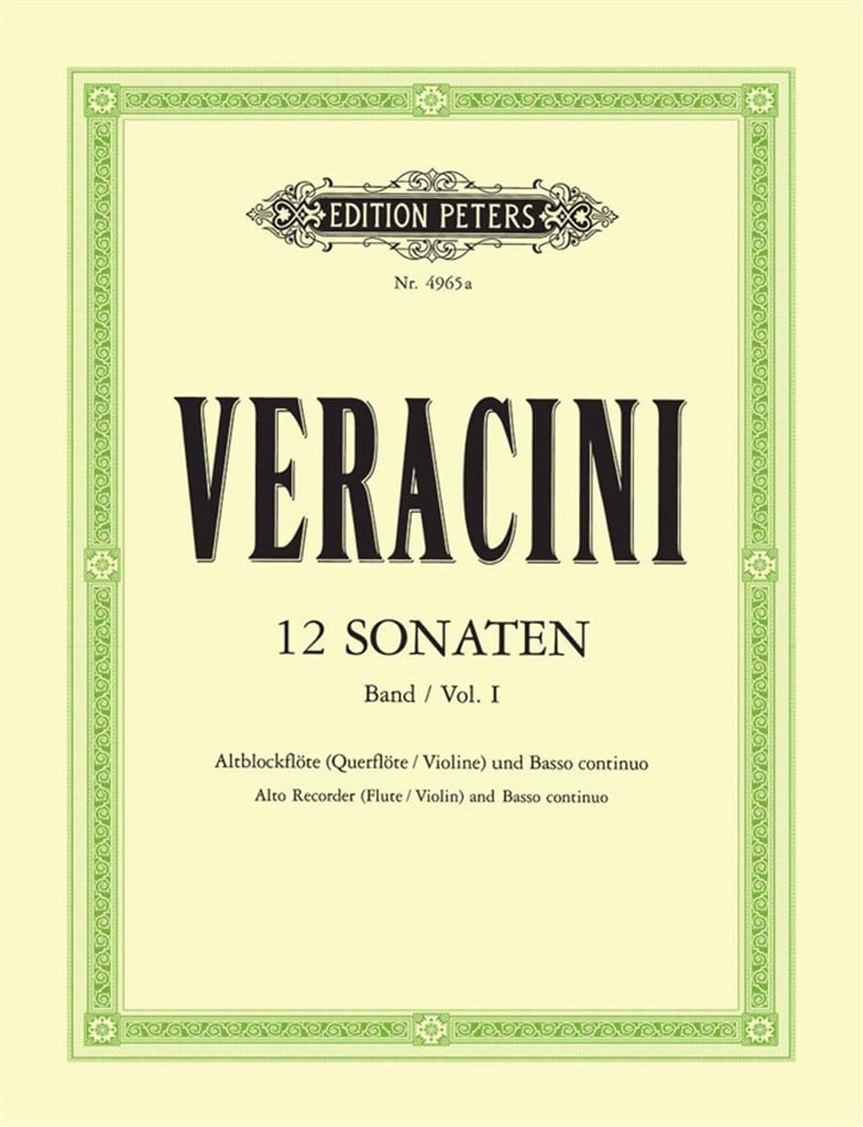 12 Sonatas Op.1, Vol.1
