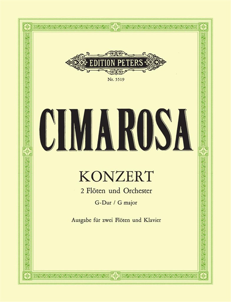 Concerto in G for 2 Flutes & Orchestra