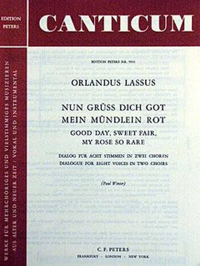 Nun grüß dich Got, mein Mündlein rot