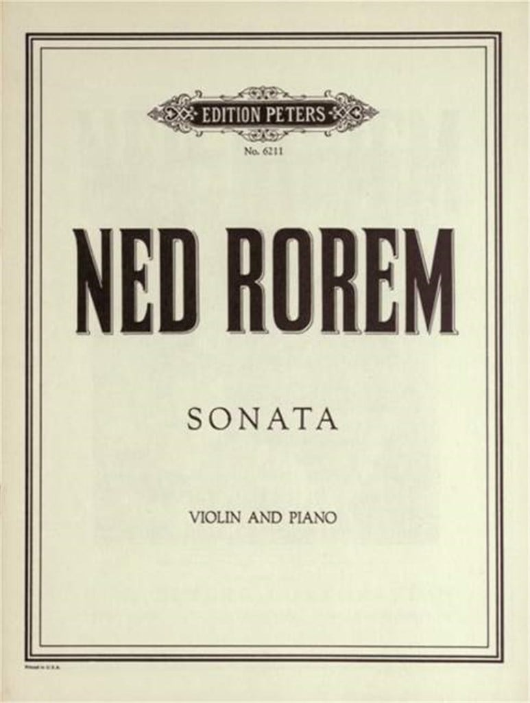 Sonata for Violin and Piano