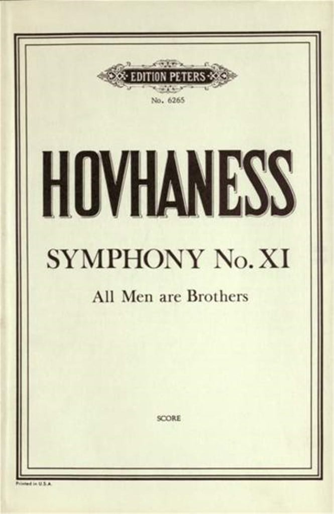 Symphony No. 11 Op. 186 (All Men Are Brothers)