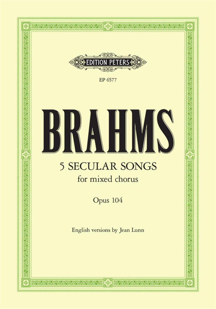 Unaccompanied Secular Songs for Mixed Chorus Vol.4