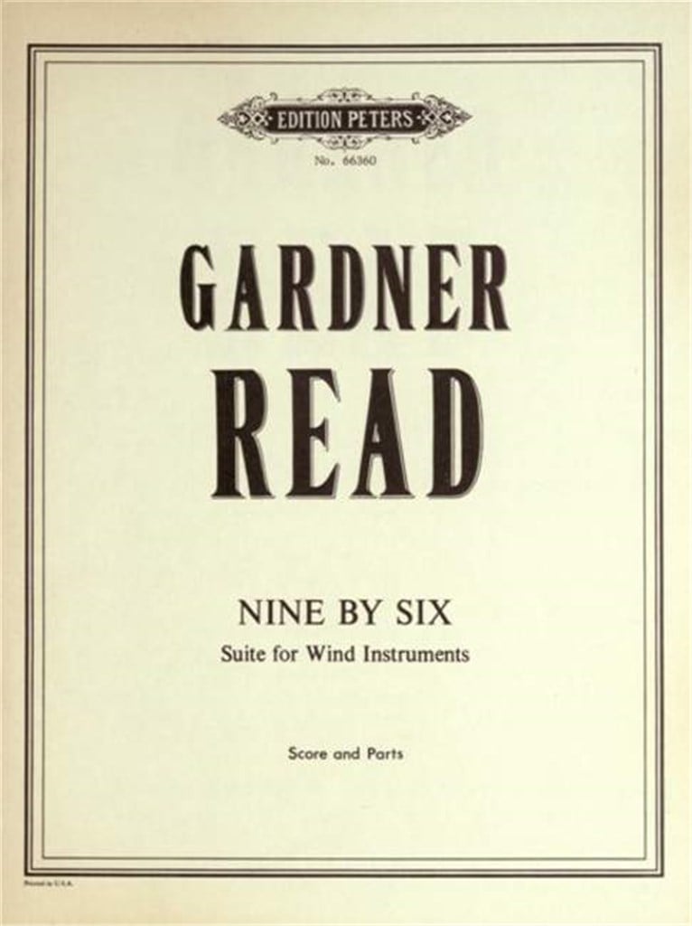 Nine by Six (Suite for Wind Instruments)
