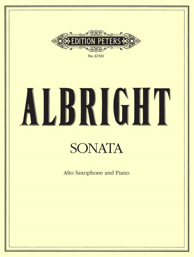 Sonata for Alto Saxophone and Piano