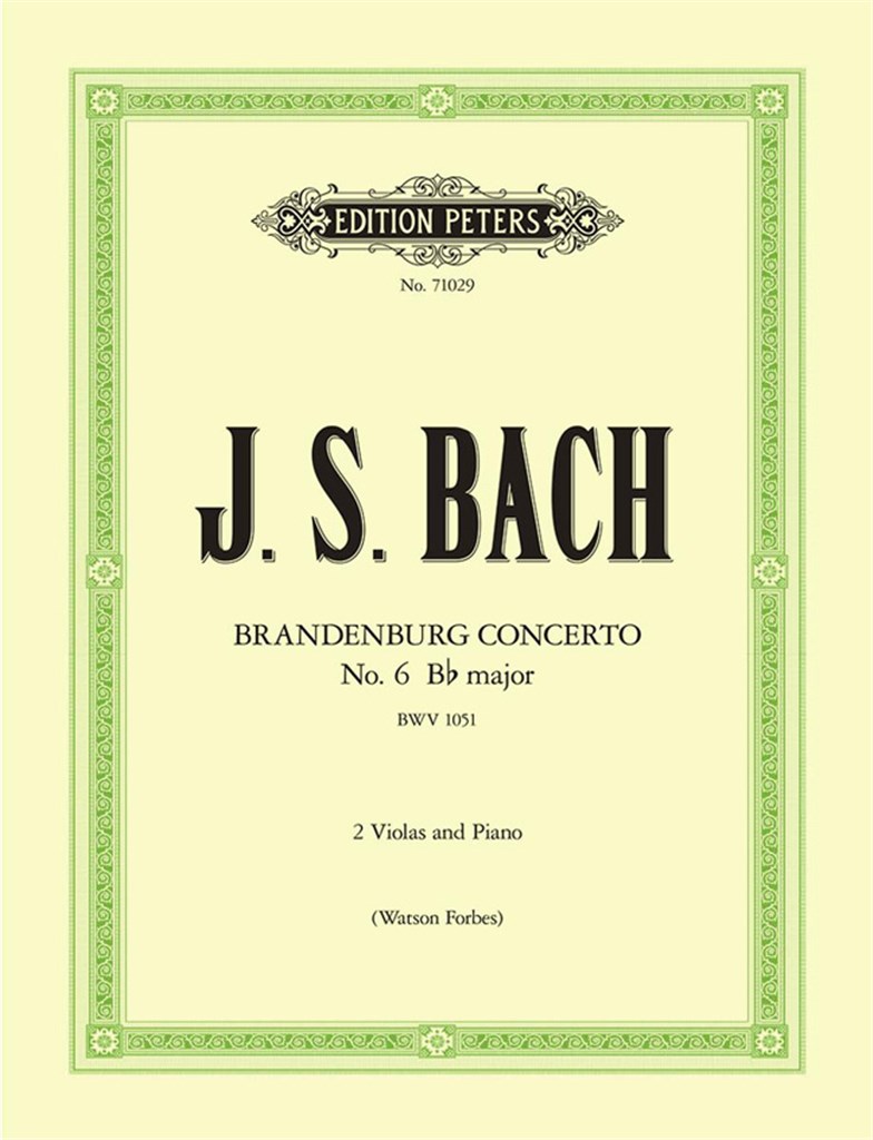 Brandenburg Concerto No.6 BWV 1051