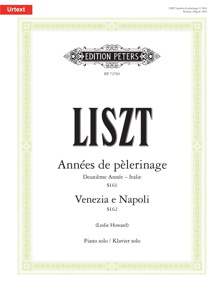 Liszt: Années de pèlerinage