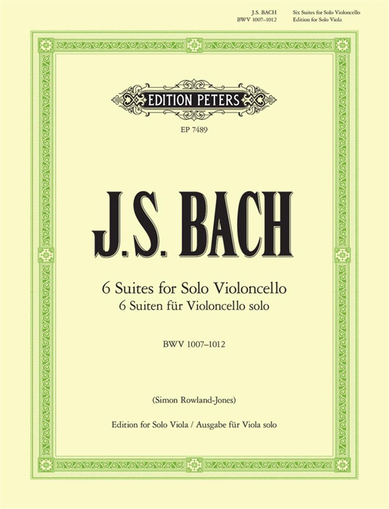 6 suiten für violoncello