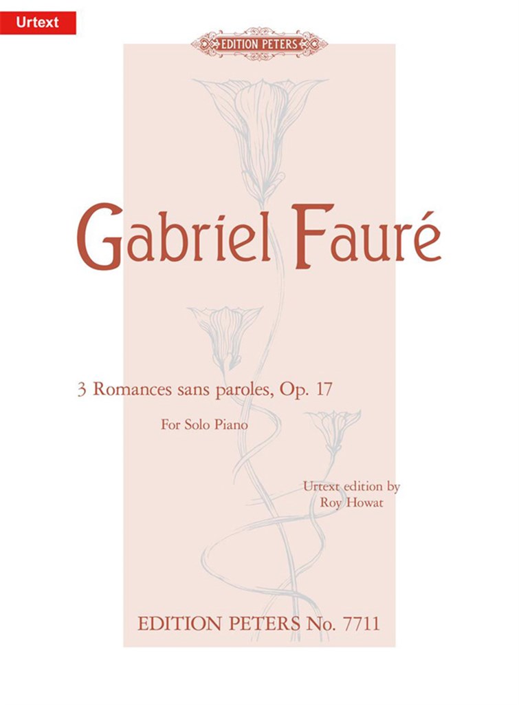 3 Romances Sans Paroles Opus17