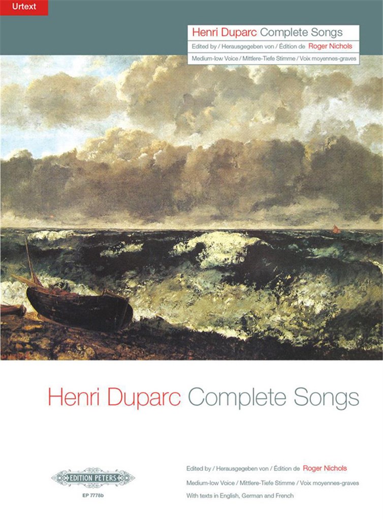 Henri Duparc: Complete Songs (Medium/Low Voice)