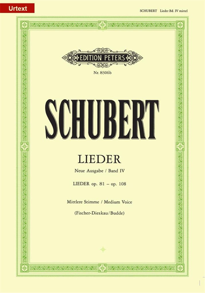 Lieder, Band IV